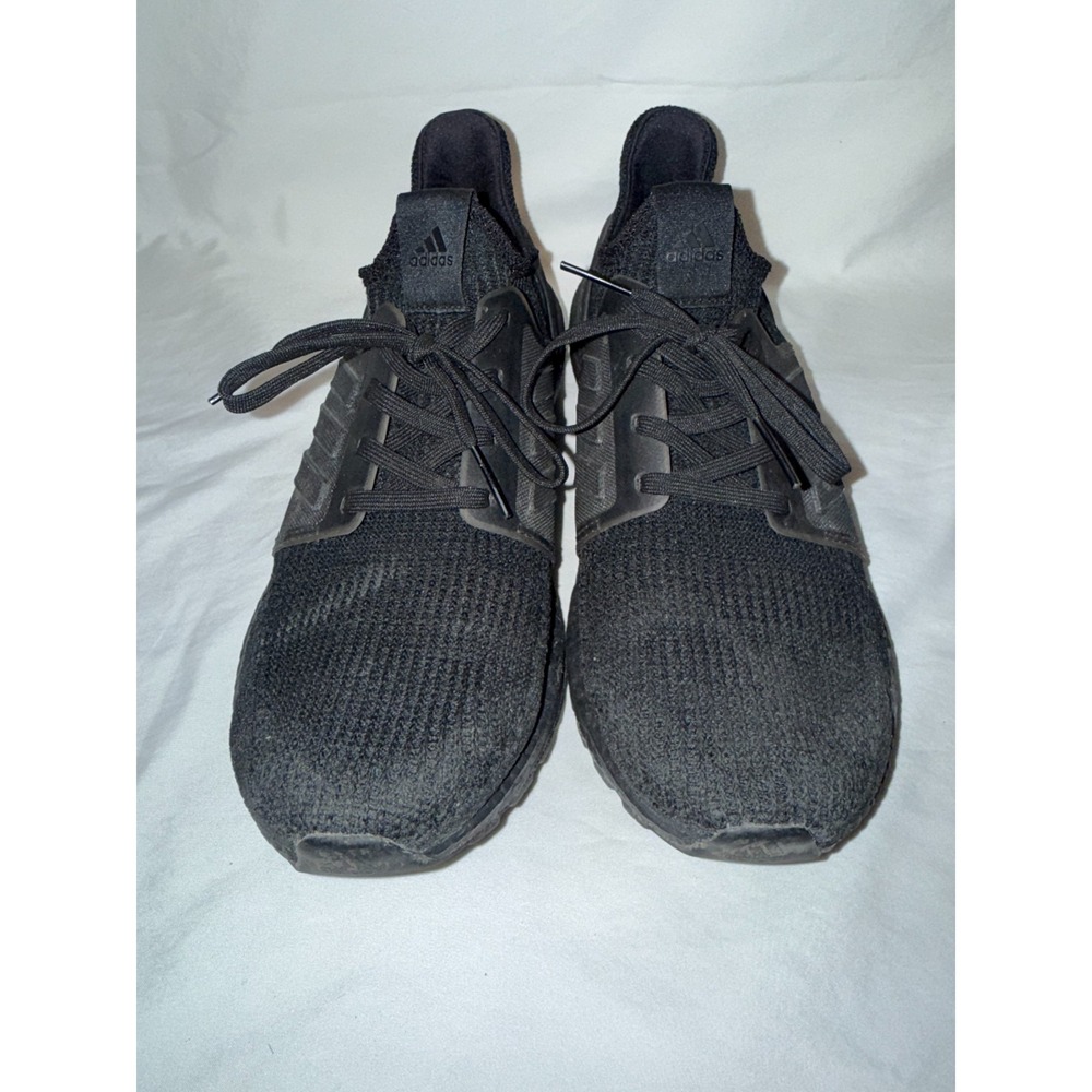 Adidas Ultra Boost 2019 G27508 Mens Sneakers US 10.5 Triple Black Running Shoes - Picture 2 of 8